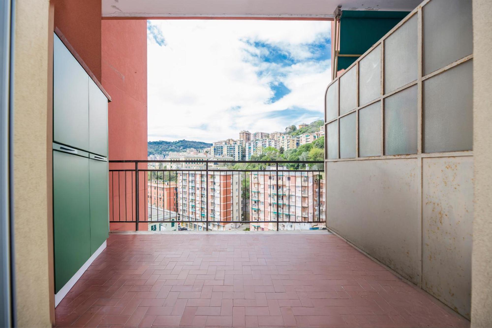 Apartment Trilocale Con Vista - 10 Min Centro Genua